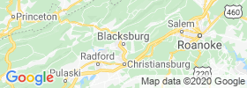 Blacksburg map